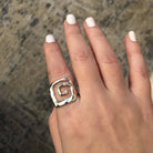 Greek Key Meander Ring in Sterling Silver (DT-60)