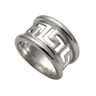 Greek Key Meander Ring in Sterling Silver, Meander Ring (DT-67)