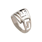 Greek Key Meander Ring in Sterling silver (DT-64)