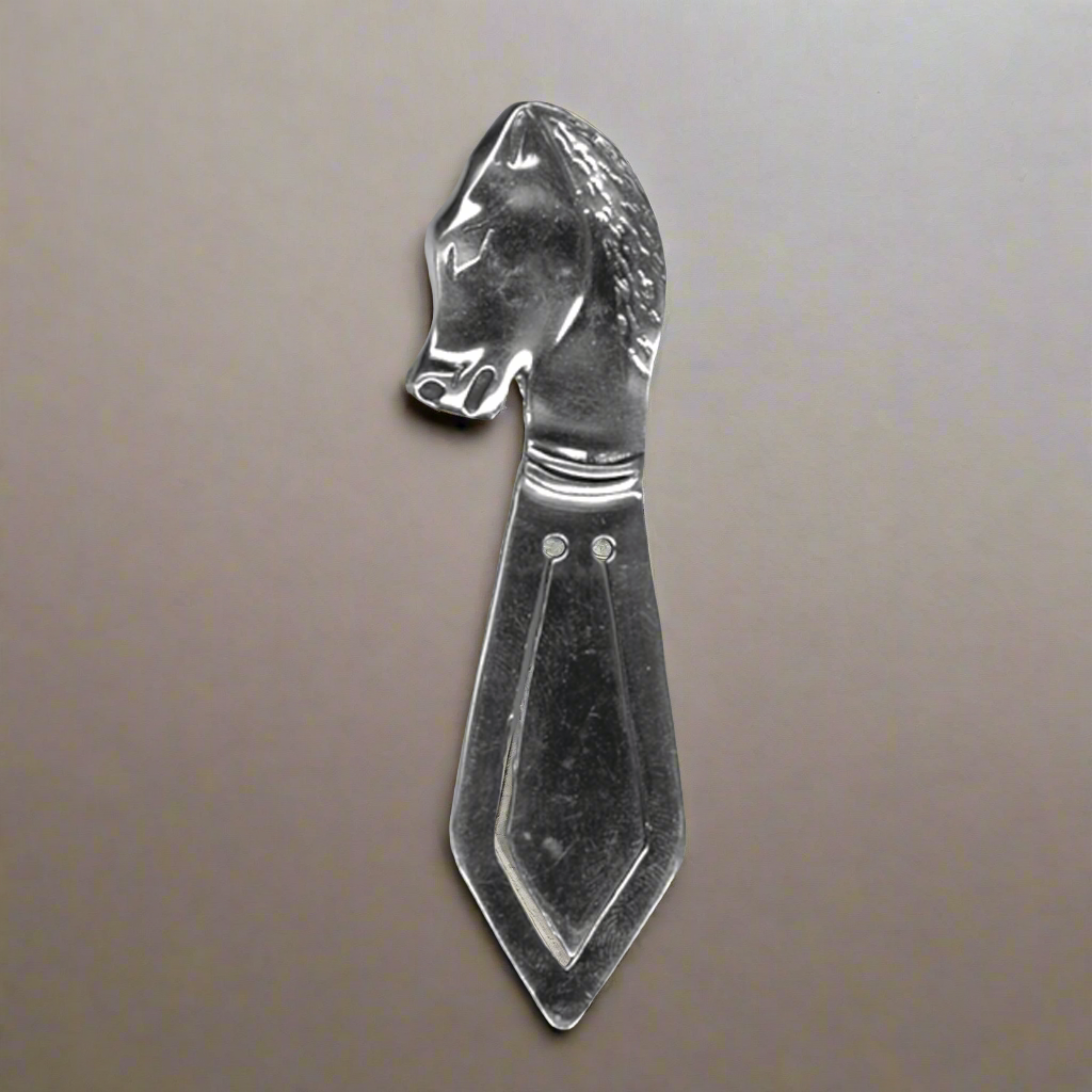 Greek Parthenon Horse Head Bookmark in Sterling Silver (PH-16)