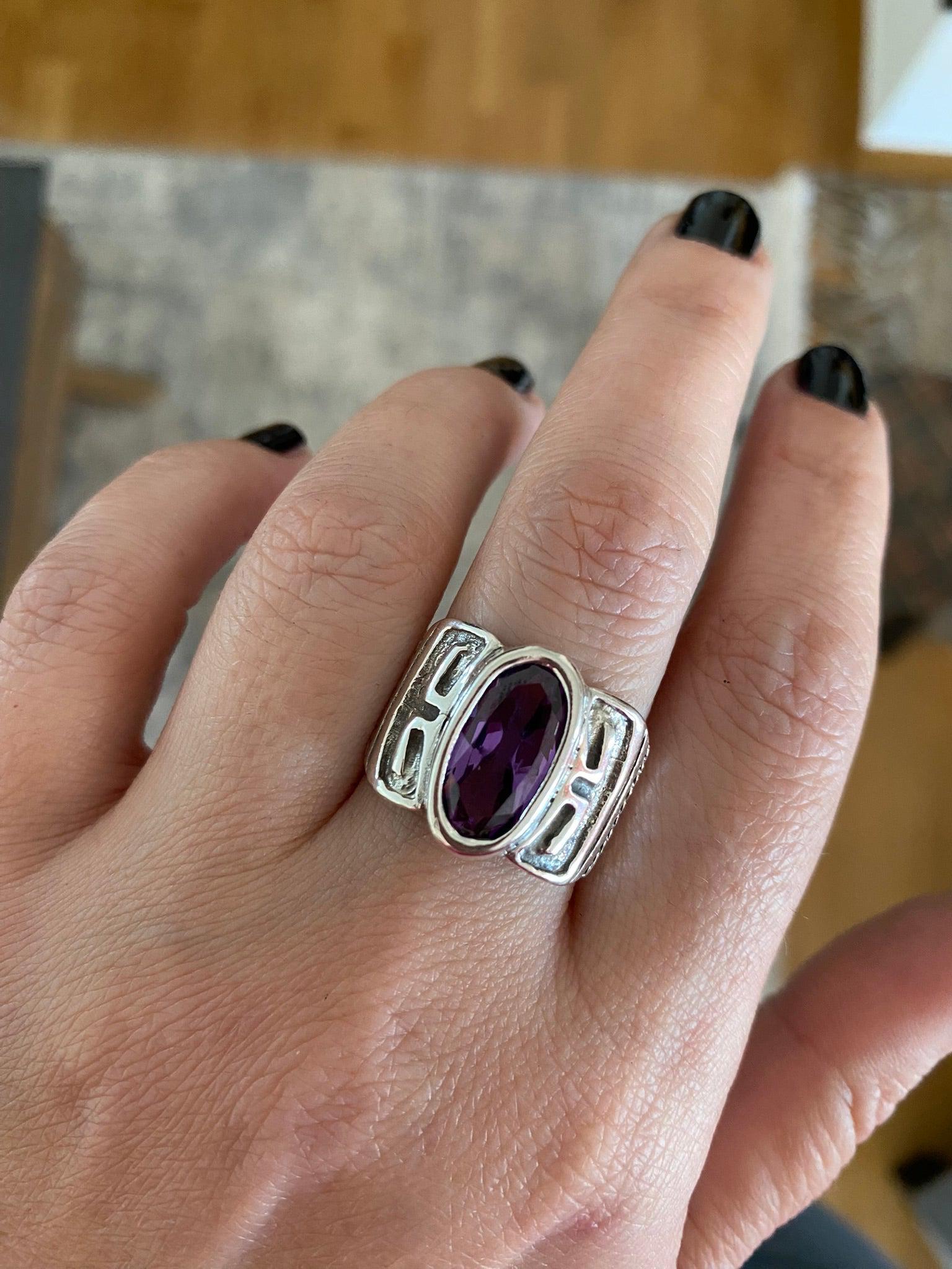 Greek Ring in Sterling Silver (DT-71)