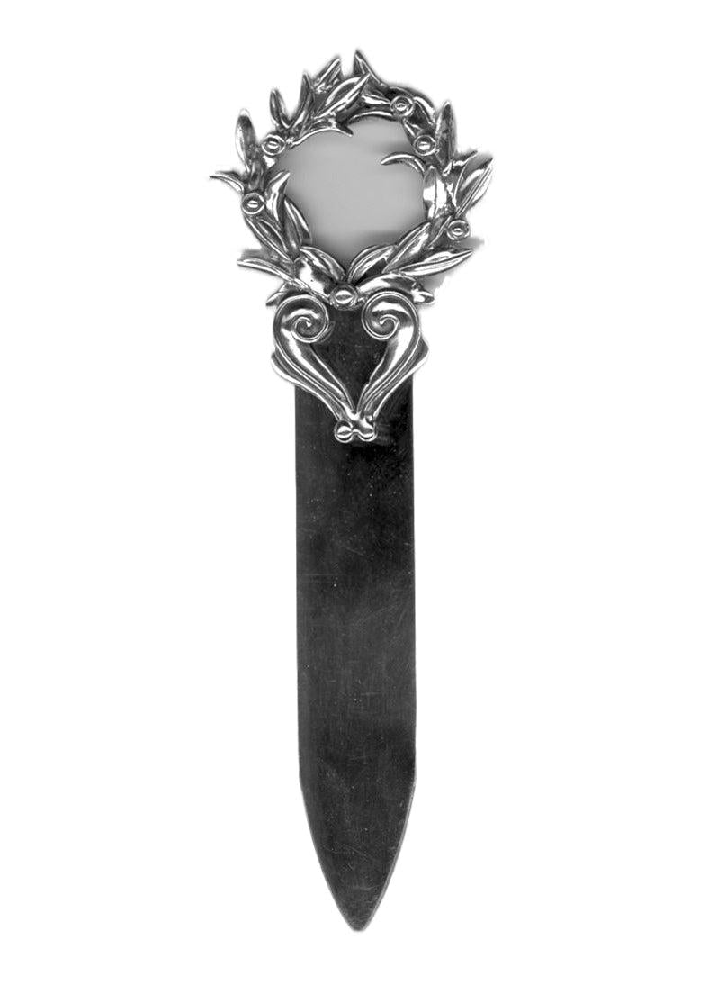 Greek Sterling Silver Letter Opener Kotinos Wreath (PC-10)