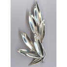 Greek Traditional Olive leaf brooch in Sterling silver (K-44)