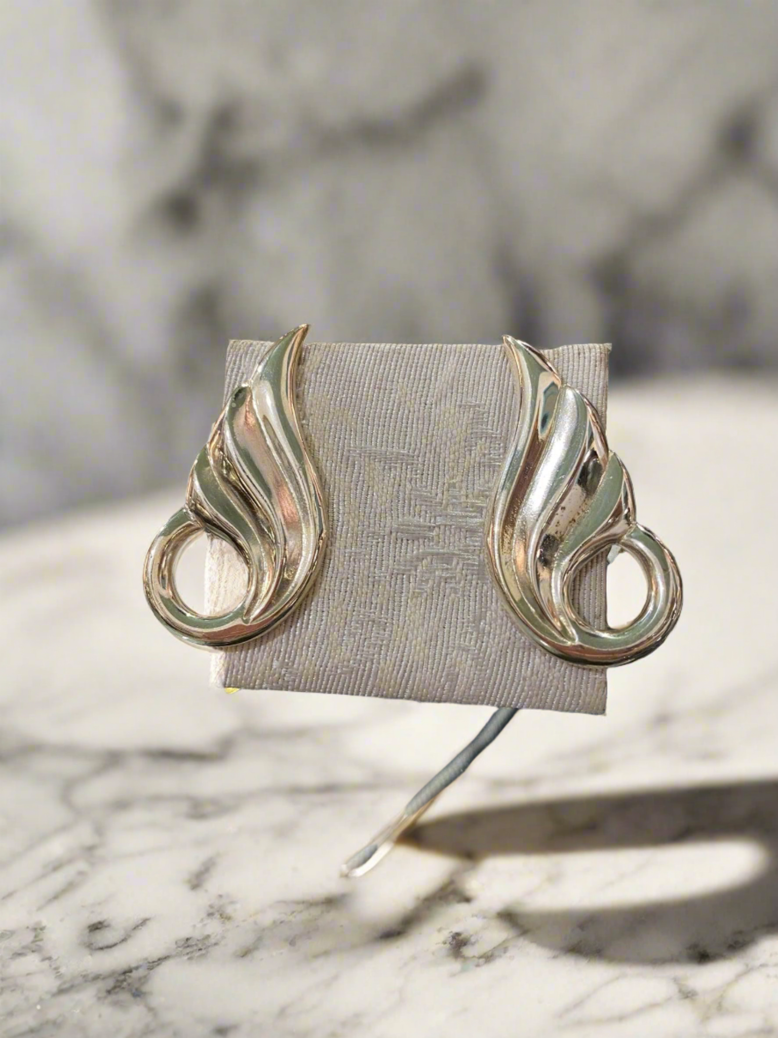 Greek Wave Earrings in Sterling Silver (GT-13)