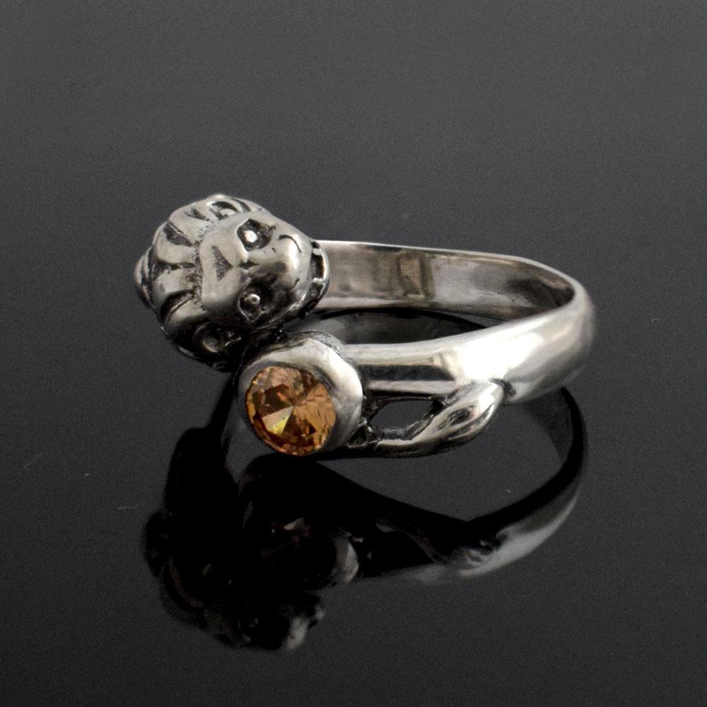 Lion Head Ring, Ancient Greek Ring, Sterling Silver Ring, womens gift, handmade ring, womens jewelry