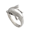 Minoan Dolphins Ring in Sterling Silver (DT-83)