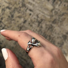 Minoan Dolphins Ring in Sterling Silver (DT-86)