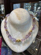 Necklace in 18k Gold with Amethyst (DV PE-44)