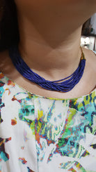 Necklace with Lapis Lazuli & Gold 18k clasp