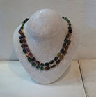 Necklace with rare tourmalines, high quality tourmalines, various colors tourmalines