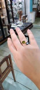 Ring in 14k gold with tourmalines