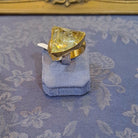 Ring in 18k Gold with Yellow Topaz stone 22.5 c. (B-67)