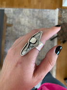 Ring in Sterling Silver with Decorative Black Patina (Oxidation) (DM-39)