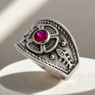 Ring in Sterling Silver with Zircon (DT-06)