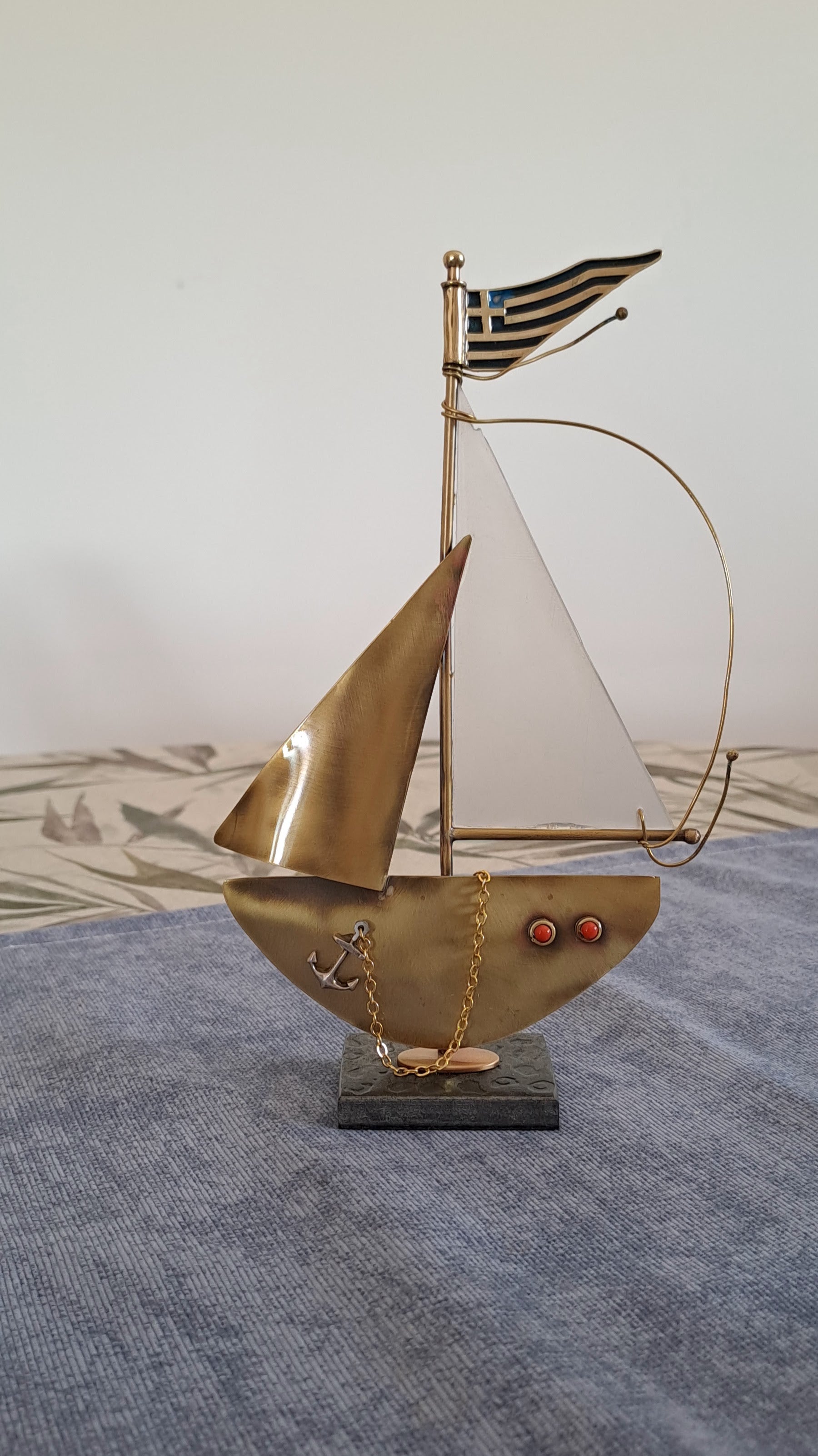 Sailboat - Decorative Sailboat, Home Decoration, Welcome Gift, Wall Hanger (XM-01)