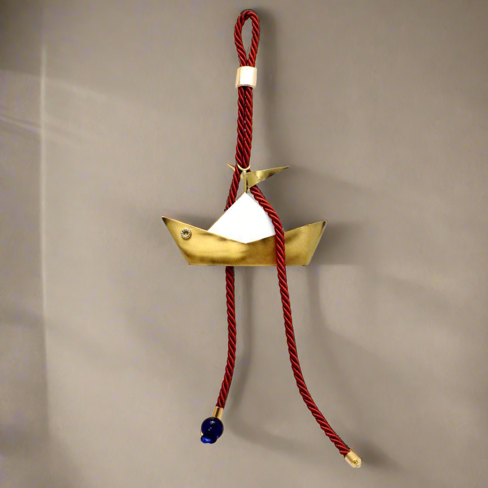 Sailboat - Decorative Sailboat, Home Decoration, Welcome Gift, Wall Hanger (XM-02)