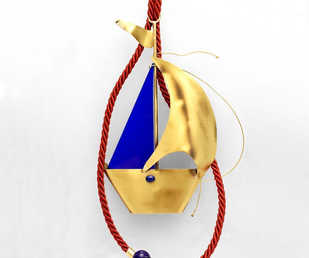 Sailboat - Decorative Sailboat, Home Decoration, Welcome Gift, Wall Hanger (XM-04)