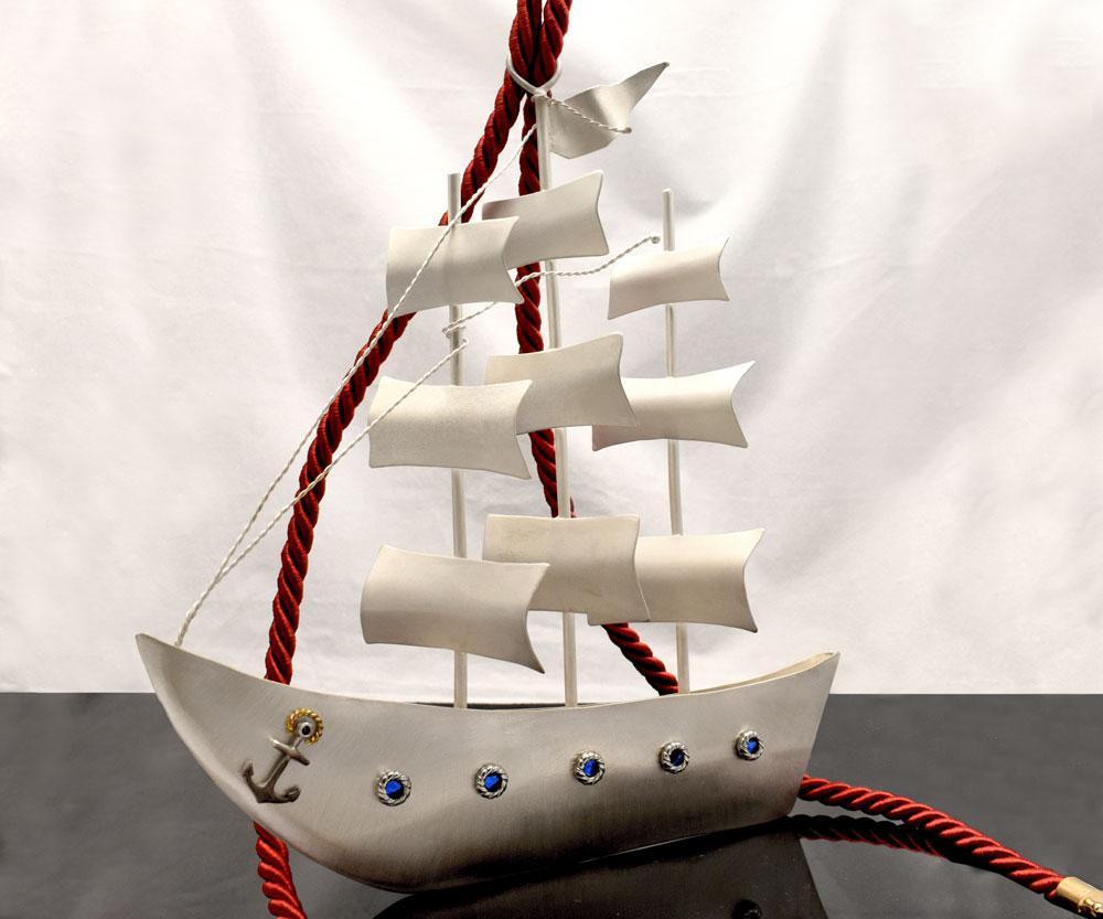 Sailboat - Decorative Sailboat, Home Decoration, Welcome Gift, Wall Hanger (XM-08)