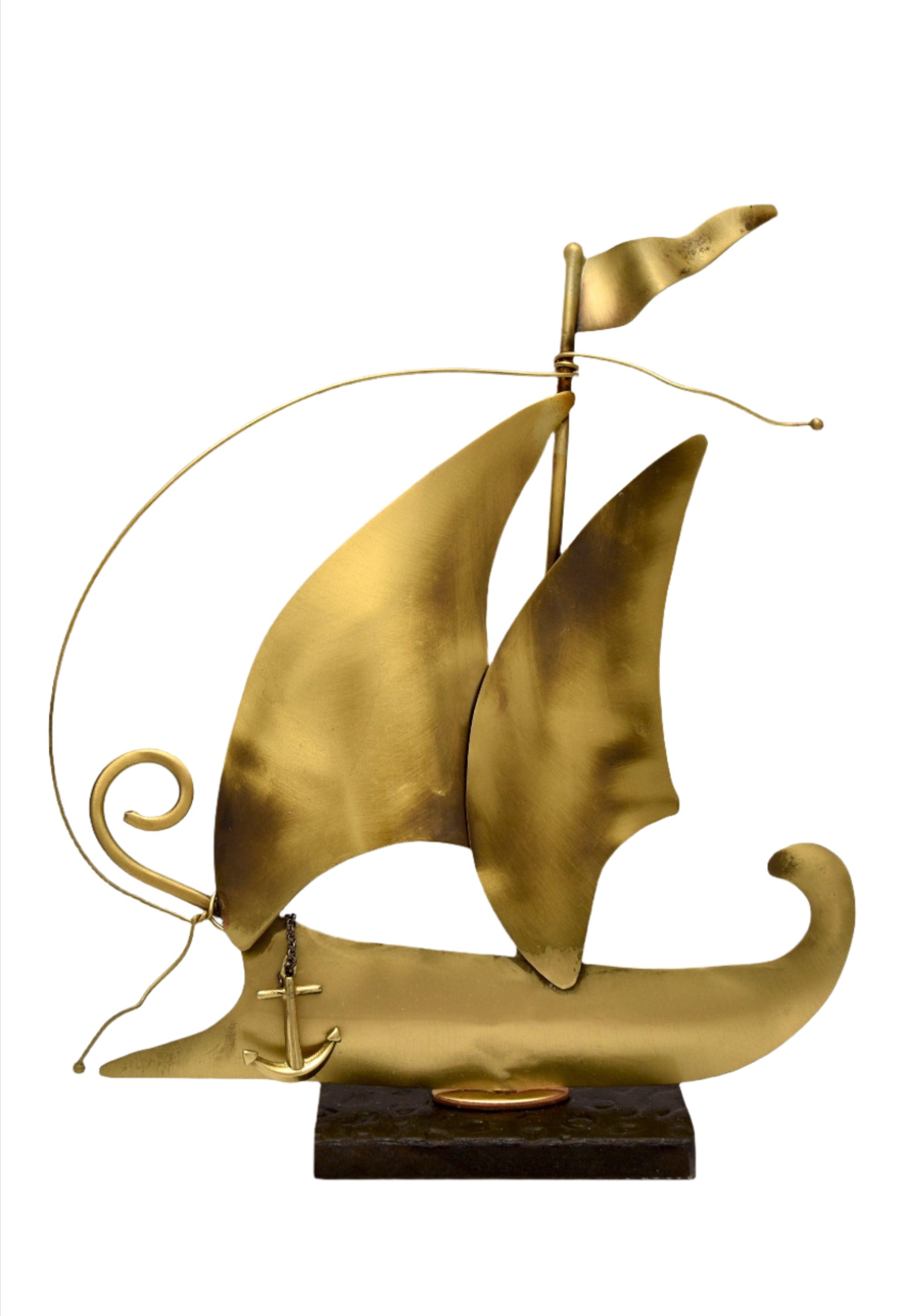 Sailboat - Decorative Sailboat, Home Decoration, Welcome Gift, Wall Hanger (XM-10)