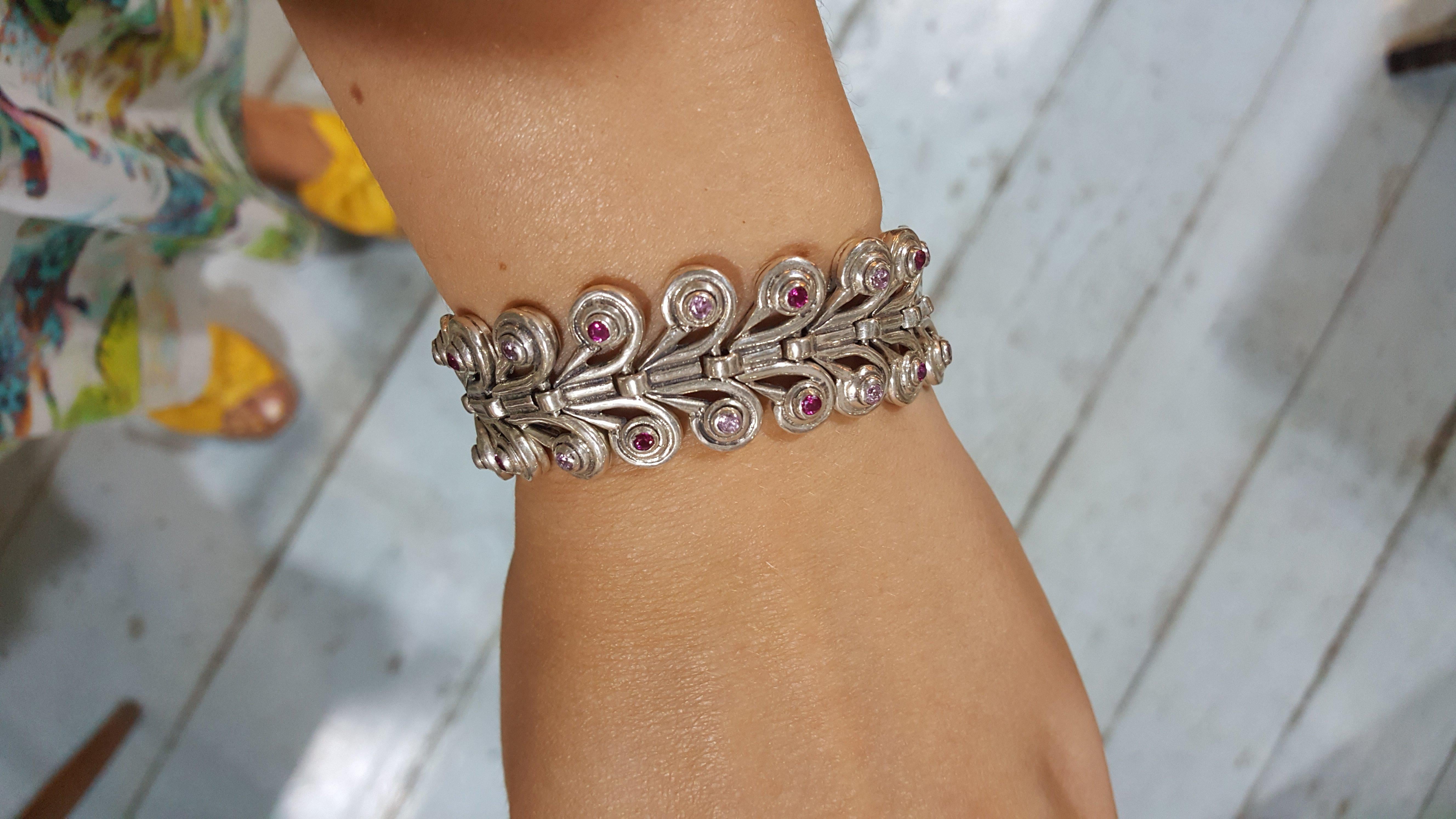 Spiral Bracelet, sterling silver bracelet, Greek bracelet (B-25) - ELEFTHERIOU EL