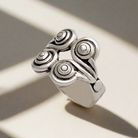 Spiral Ring in Sterling Silver, Spiral Ring, Silver Swirl